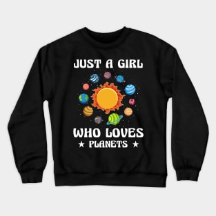 Best Planet Art Girls Kids Solar System Science Outer Space Crewneck Sweatshirt
